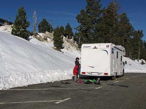 autocaravana, cuidados, invierno